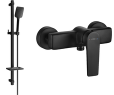 Mexen Lynx DQ62 sprchová baterie se sprchovou sadou, černá - 74594DQ62-70