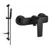 Mexen Lynx DF72 sprchová baterie se sprchovým setem, černá - 74594DF72-70