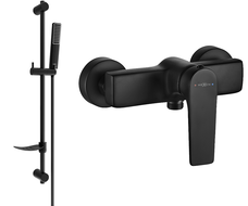 Mexen Lynx DF72 sprchová baterie se sprchovým setem, černá - 74594DF72-70