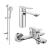 Mexen Milo DF40 vanový set, chrom - 71303DF40-00