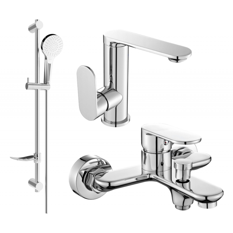 Mexen Milo DF05 vana set, chrom - 713053DF05-00