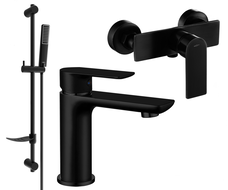 Mexen Alfa DF72 sprchová sada, černá - 745704DF72-70