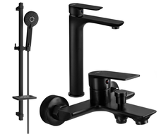 Mexen Alfa DQ40 koupelnová sestava, černá - 745713DQ40-70