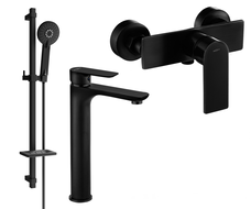 Mexen Alfa DQ40 sprchová sada, černá - 745714DQ40-70