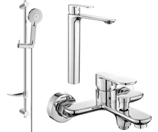 Mexen Milo DF40 vanová sada, chrom - 71313DF40-00