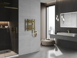 Mexen Ares elektrický radiátor 500 x 400 mm, 300 W, zlatý - W102-0500-400-2300-50