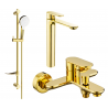 Mexen Milo DF05 vanová sada, zlatá - 71313DF05-50