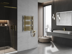 Mexen Ares elektrický radiátor 700 x 500 mm, 300 W, zlatý - W102-0700-500-2300-50