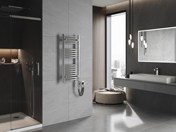 Mexen Ares elektrický radiátor 900 x 400 mm, 300 W, chrom - W102-0900-400-2300-01