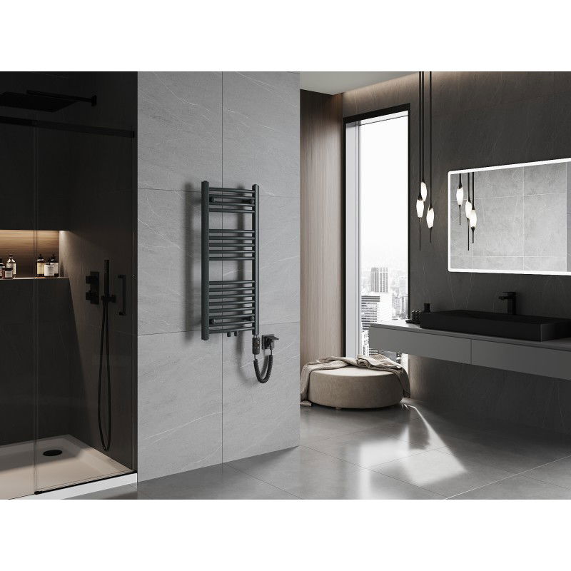 Mexen Ares elektrický radiátor 900 x 400 mm, 300 W, antracit - W102-0900-400-2300-66