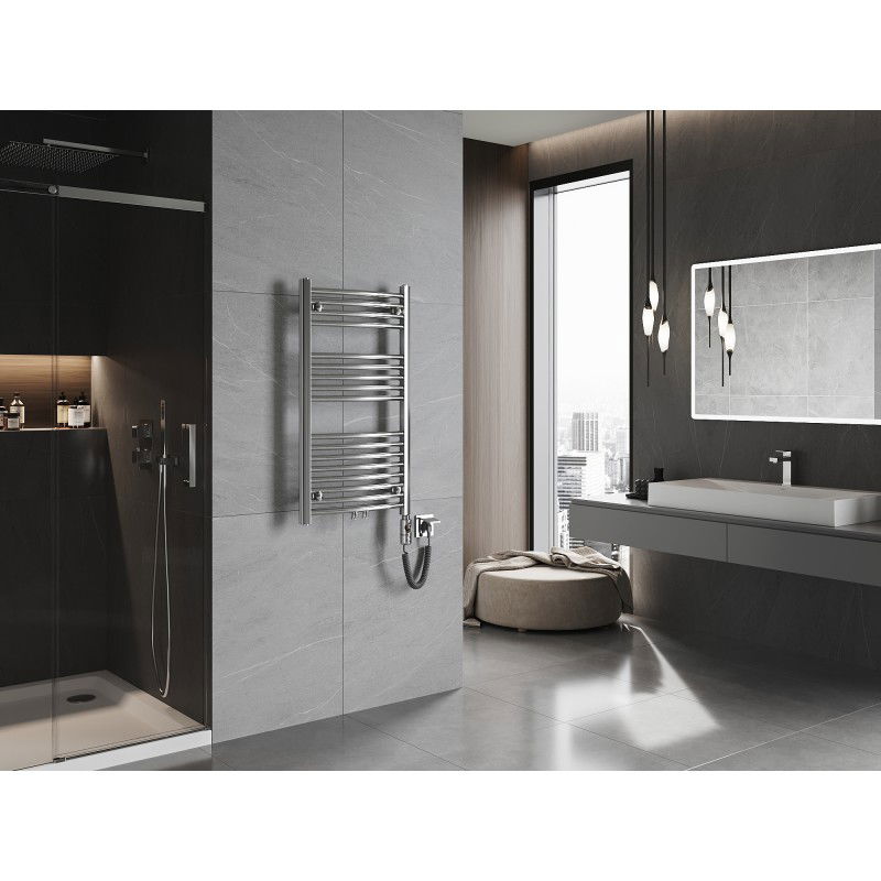 Mexen Ares elektrický radiátor 900 x 500 mm, 300 W, chrom - W102-0900-500-2300-01