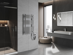 Mexen Ares elektrický radiátor 900 x 500 mm, 300 W, chrom - W102-0900-500-2300-01