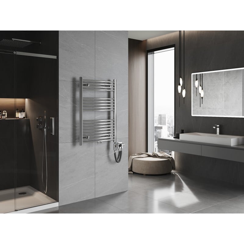 Mexen Ares elektrický radiátor 900 x 600 mm, 300 W, chrom - W102-0900-600-2300-01