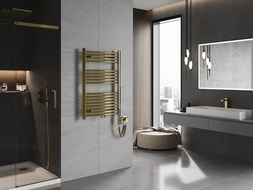 Mexen Ares elektrický radiátor 900 x 600 mm, 300 W, zlatý - W102-0900-600-2300-50