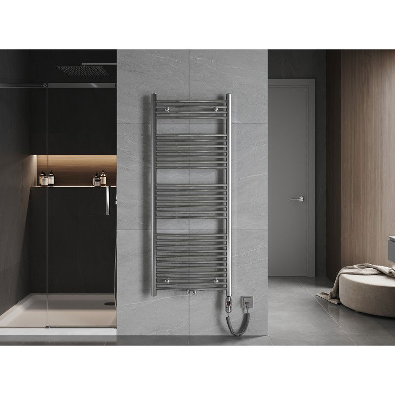 Mexen Ares elektrický radiátor 1500 x 600 mm, 600 W, chrom - W102-1500-600-2600-01