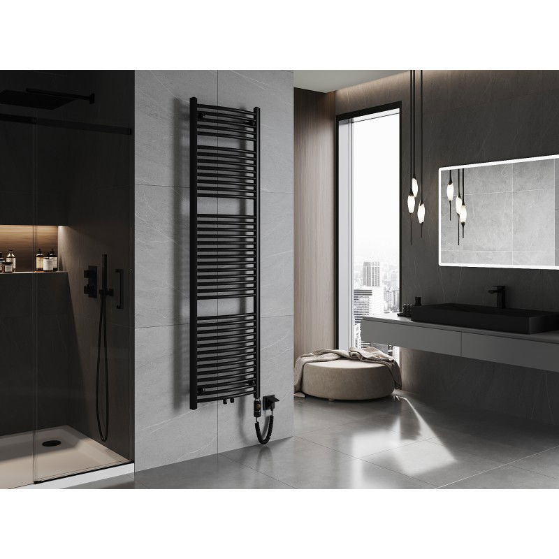 Mexen Ares elektrický radiátor 1800 x 500 mm, 900 W, černý - W102-1800-500-2900-70