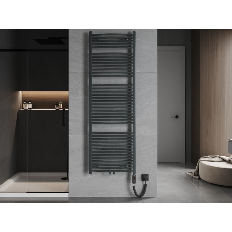 Mexen Ares elektrický radiátor 1800 x 600 mm, 900 W, antracit - W102-1800-600-2900-66