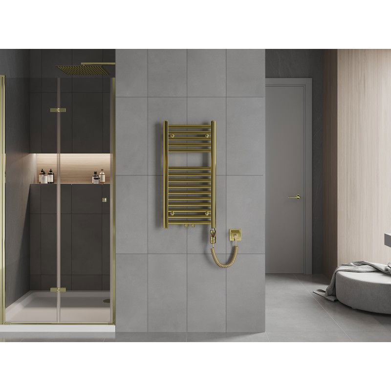 Mexen Hades elektrický radiátor 800 x 400 mm, 300 W, zlatý - W104-0800-400-2300-50