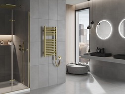 Mexen Hades elektrický radiátor 800 x 400 mm, 300 W, zlatý - W104-0800-400-2300-50