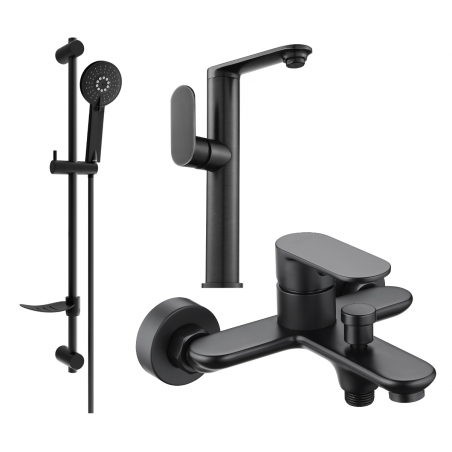 Mexen Milo DF40 vana set, černý - 713153DF40-70