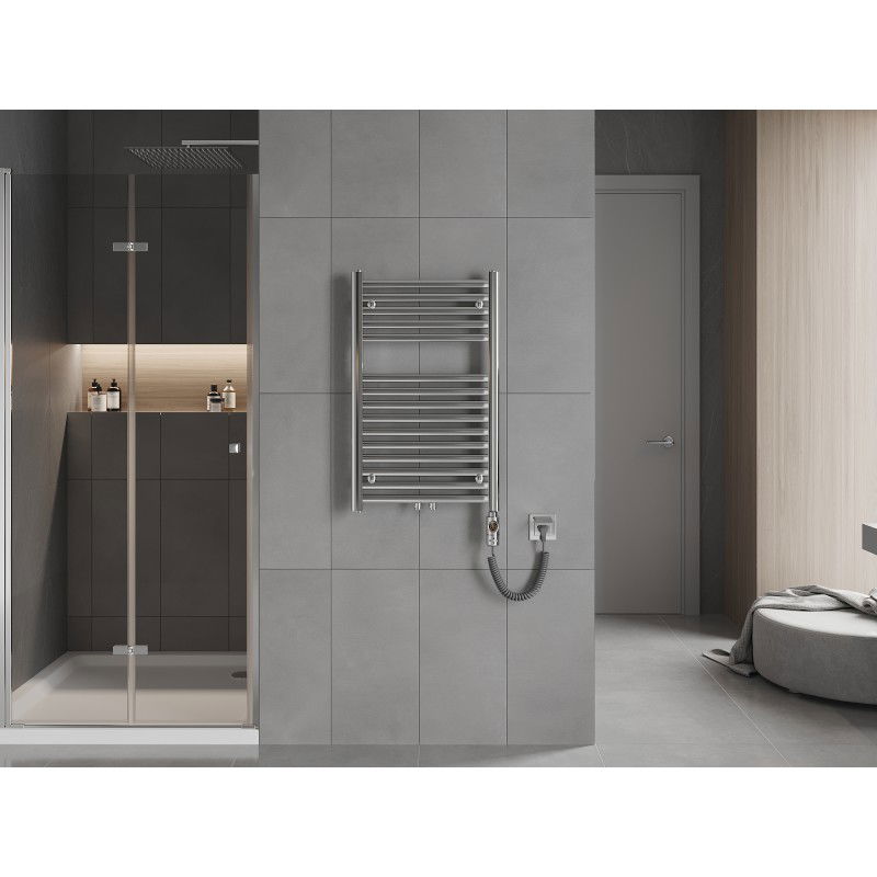 Mexen Hades elektrický radiátor 800 x 500 mm, 300 W, chrom - W104-0800-500-2300-01