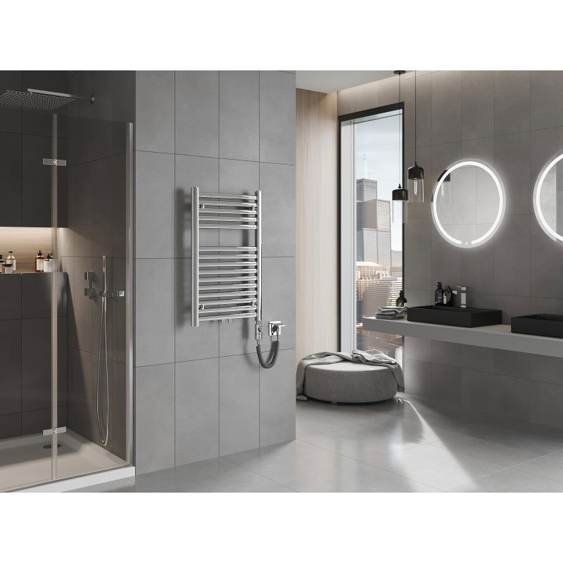 Mexen Hades elektrický radiátor 800 x 500 mm, 300 W, chrom - W104-0800-500-2300-01