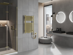 Mexen Hades elektrický radiátor 800 x 500 mm, 300 W, zlatý - W104-0800-500-2300-50