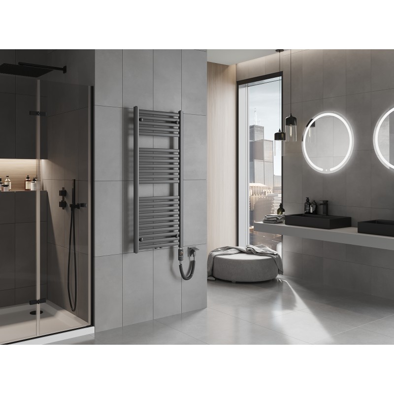 Mexen Hades elektrický radiátor 1200 x 500 mm, 600 W, antracitový - W104-1200-500-2600-66