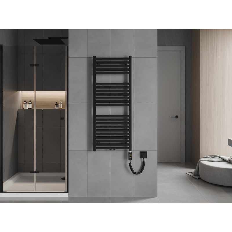 Mexen Hades elektrický radiátor 1200 x 500 mm, 600 W, černý - W104-1200-500-2600-70