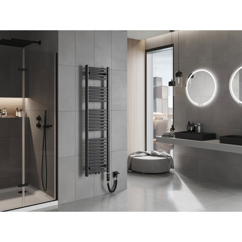 Mexen Hades elektrický radiátor 1500 x 400 mm, 600 W, černý - W104-1500-400-2600-70