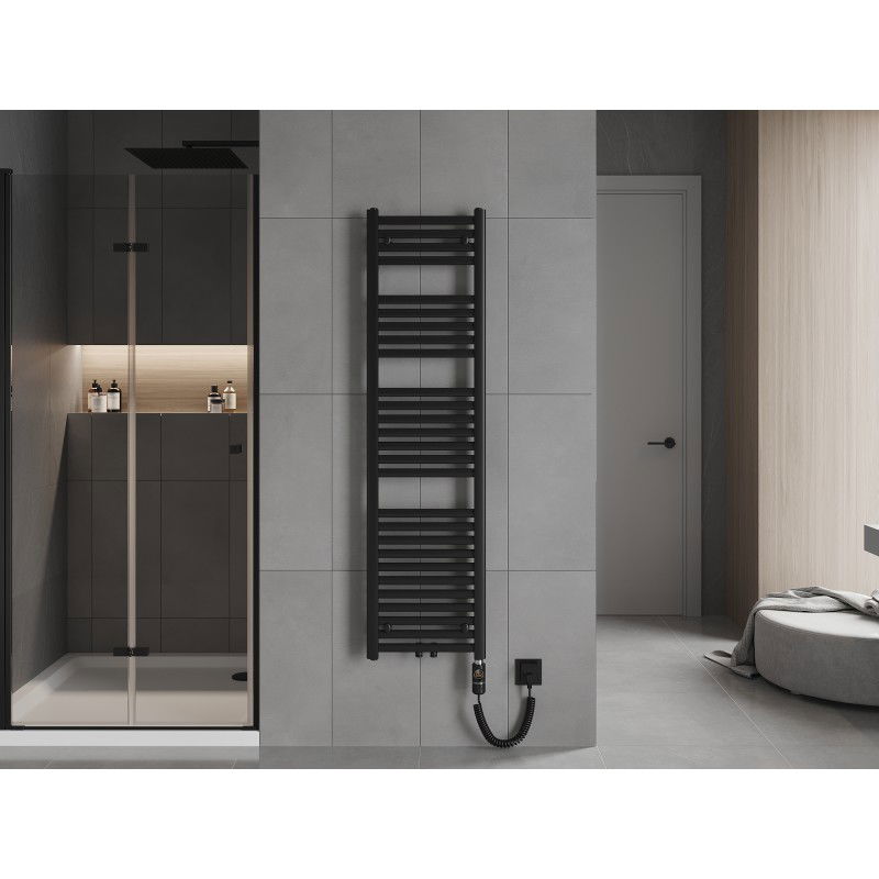 Mexen Hades elektrický radiátor 1500 x 400 mm, 600 W, černý - W104-1500-400-2600-70