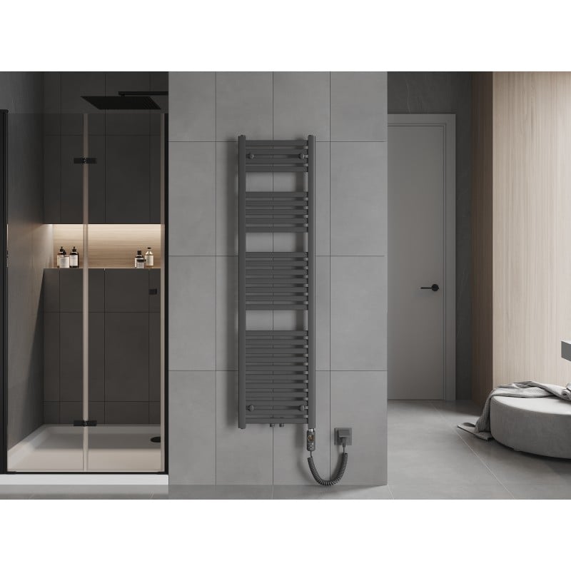 Mexen Hades elektrický radiátor 1500 x 400 mm, 600 W, antracit - W104-1500-400-2600-66