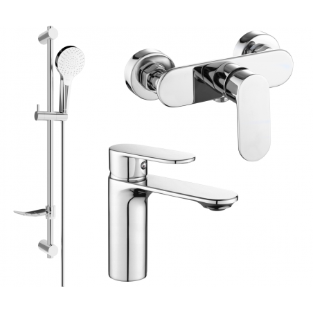 Mexen Milo DF05 sprchová sada, chrom - 71304DF05-00