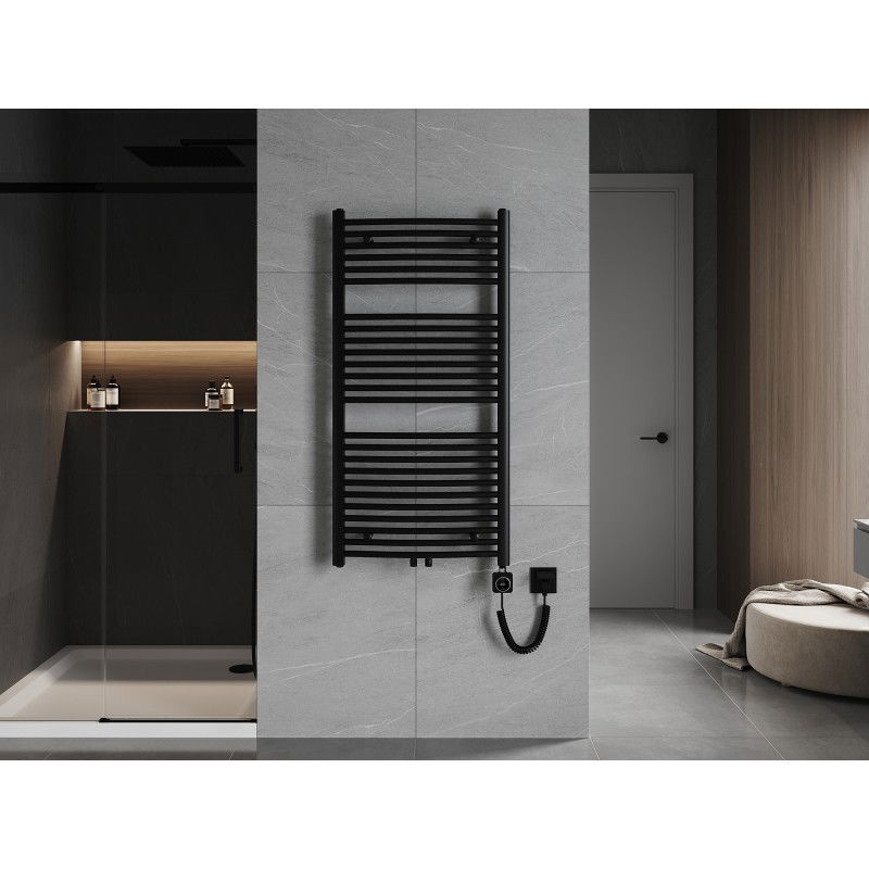 Mexen Ares elektrický radiátor 1200 x 600 mm, 600 W, černý - W102-1200-600-6600-70