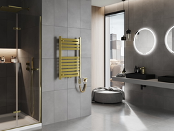 Mexen Uran elektrický radiátor 800 x 500 mm, 300 W, zlatý - W105-0800-500-2300-50