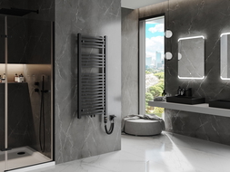 Mexen Pluton elektrický radiátor 1200 x 500 mm, 600 W, černý - W106-1200-500-2600-70