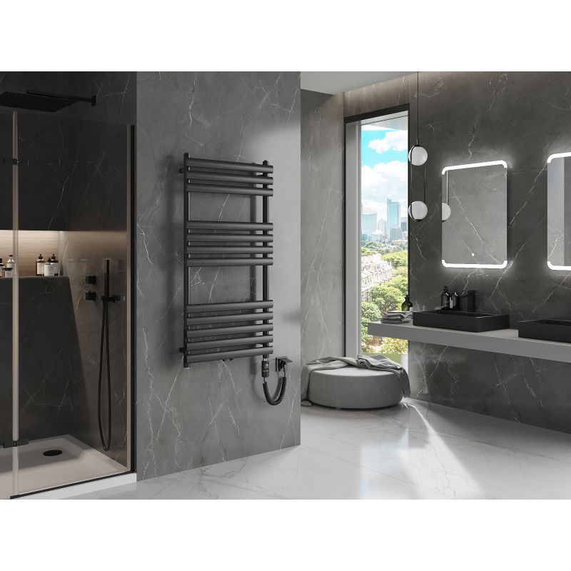 Mexen Jowisz elektrický radiátor 1200 x 600 mm, 600 W, černý - W107-1200-600-2600-70