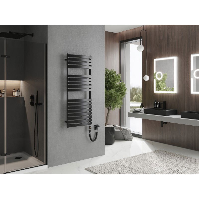 Mexen Bachus elektrický radiátor 1200 x 500 mm, 600 W, černý - W109-1200-500-2600-70