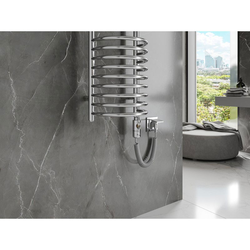 Mexen Eros elektrický radiátor 1200 x 318 mm, 300 W, chrom - W112-1200-318-2300-01