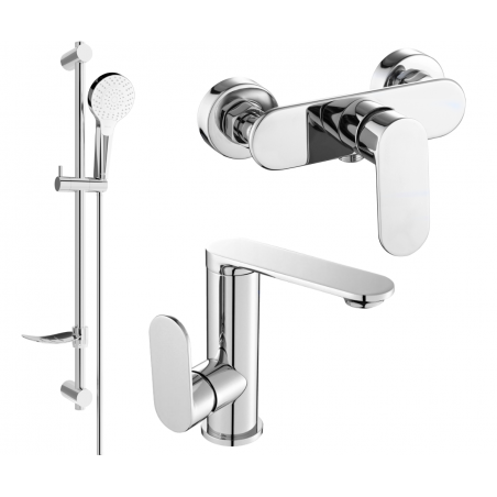 Mexen Milo DF05 sprchová sada, chrom - 713054DF05-00