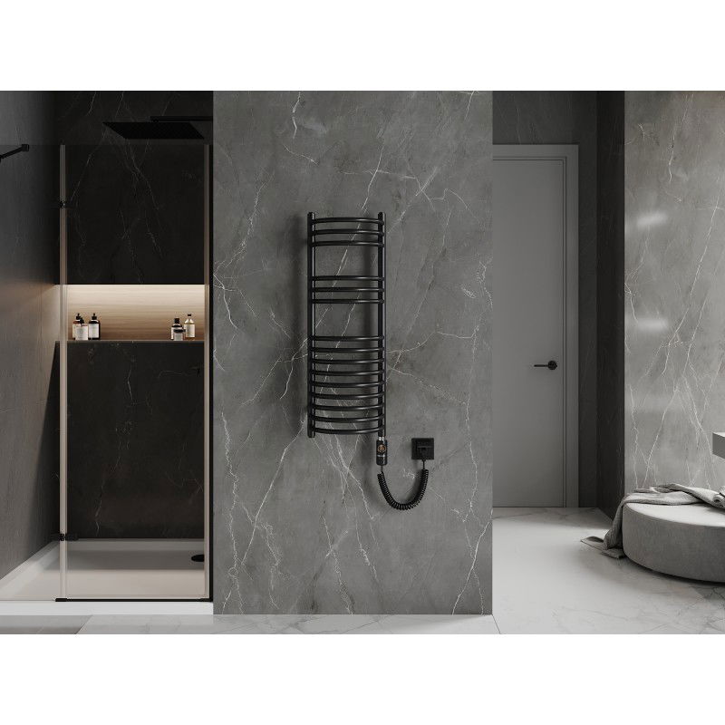 Mexen Eros elektrický radiátor 900 x 318 mm, 300 W, černý - W112-0900-318-2300-70