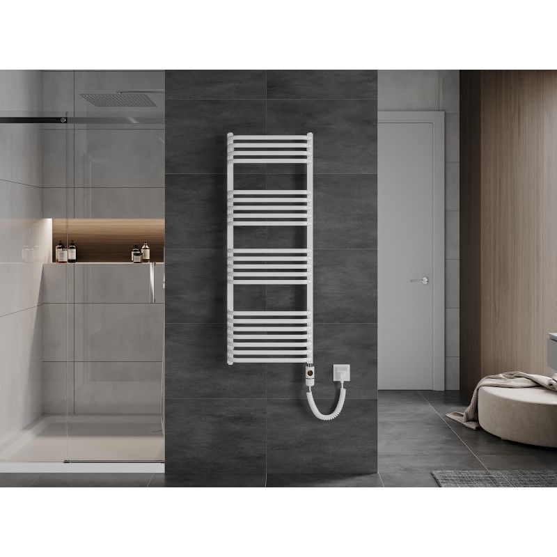 Mexen Apollo elektrický radiátor 1210 x 450 mm, 600 W, bílý - W117-1210-450-2600-20