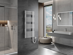 Mexen Apollo elektrický radiátor 1210 x 450 mm, 600 W, bílý - W117-1210-450-2600-20