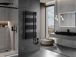 Mexen Apollo elektrický radiátor 1210 x 550 mm, 600 W, černý - W117-1210-550-2600-70