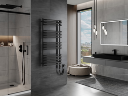 Mexen Apollo elektrický radiátor 1210 x 550 mm, 600 W, antracit - W117-1210-550-2600-66