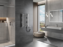 Mexen Mars elektrický radiátor 700 x 400 mm, 300 W, chrom - W110-0700-400-2300-01