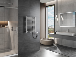 Mexen Mars elektrický radiátor 700 x 500 mm, 300 W, chrom - W110-0700-500-2300-01