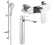 Mexen Milo DF40 sprchová souprava, chrom - 71314DF40-00