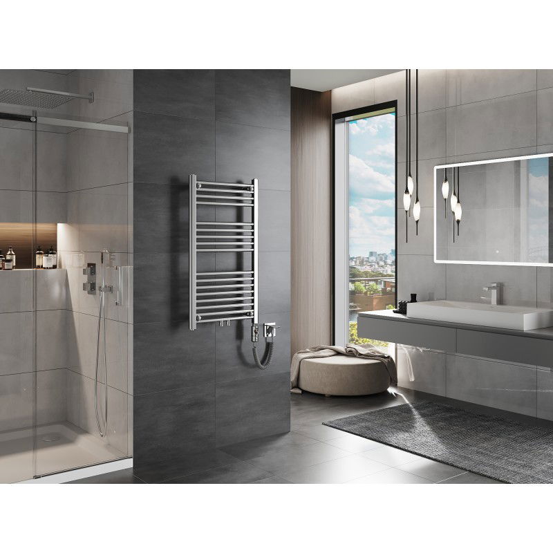 Mexen Mars elektrický radiátor 900 x 500 mm, 300 W, chrom - W110-0900-500-2300-01