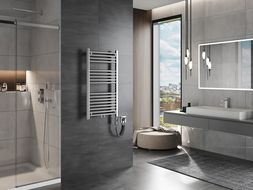 Mexen Mars elektrický radiátor 900 x 500 mm, 300 W, chrom - W110-0900-500-2300-01